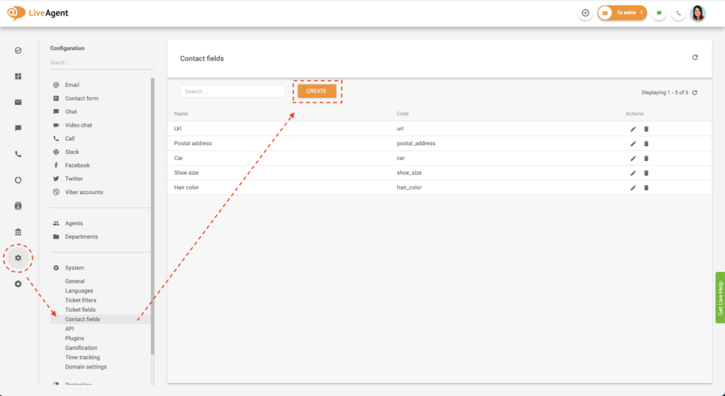 Unikaalse kontaktvälja loomine