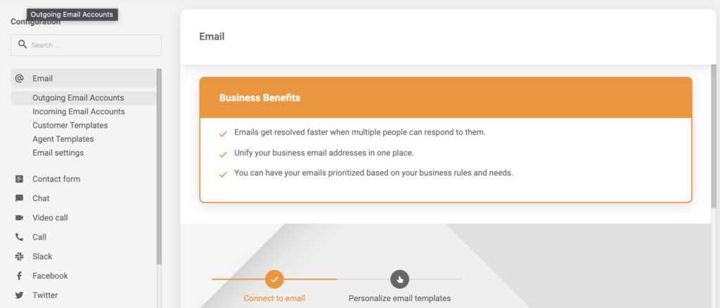 E-posti integratsioon LiveAgentiga