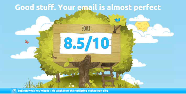 Mail Tester hindamine