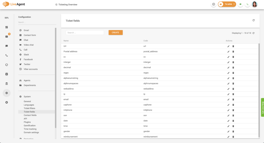 Piletite väljade näited