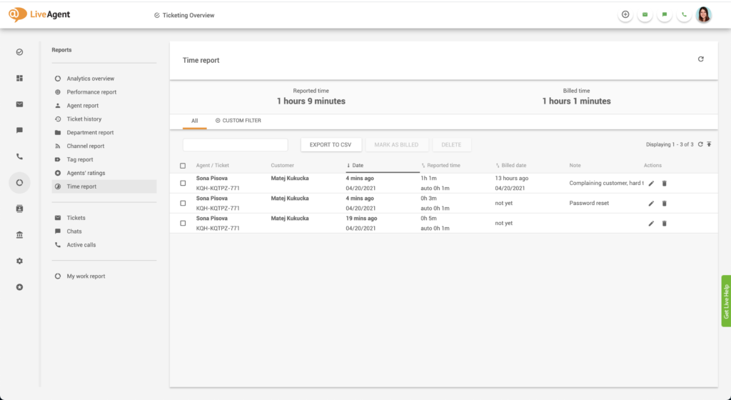 Jälgitud aja piletid