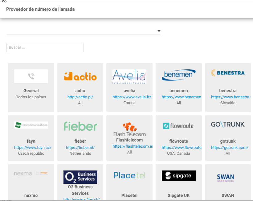 Flash Telecomi pakkuja otsing