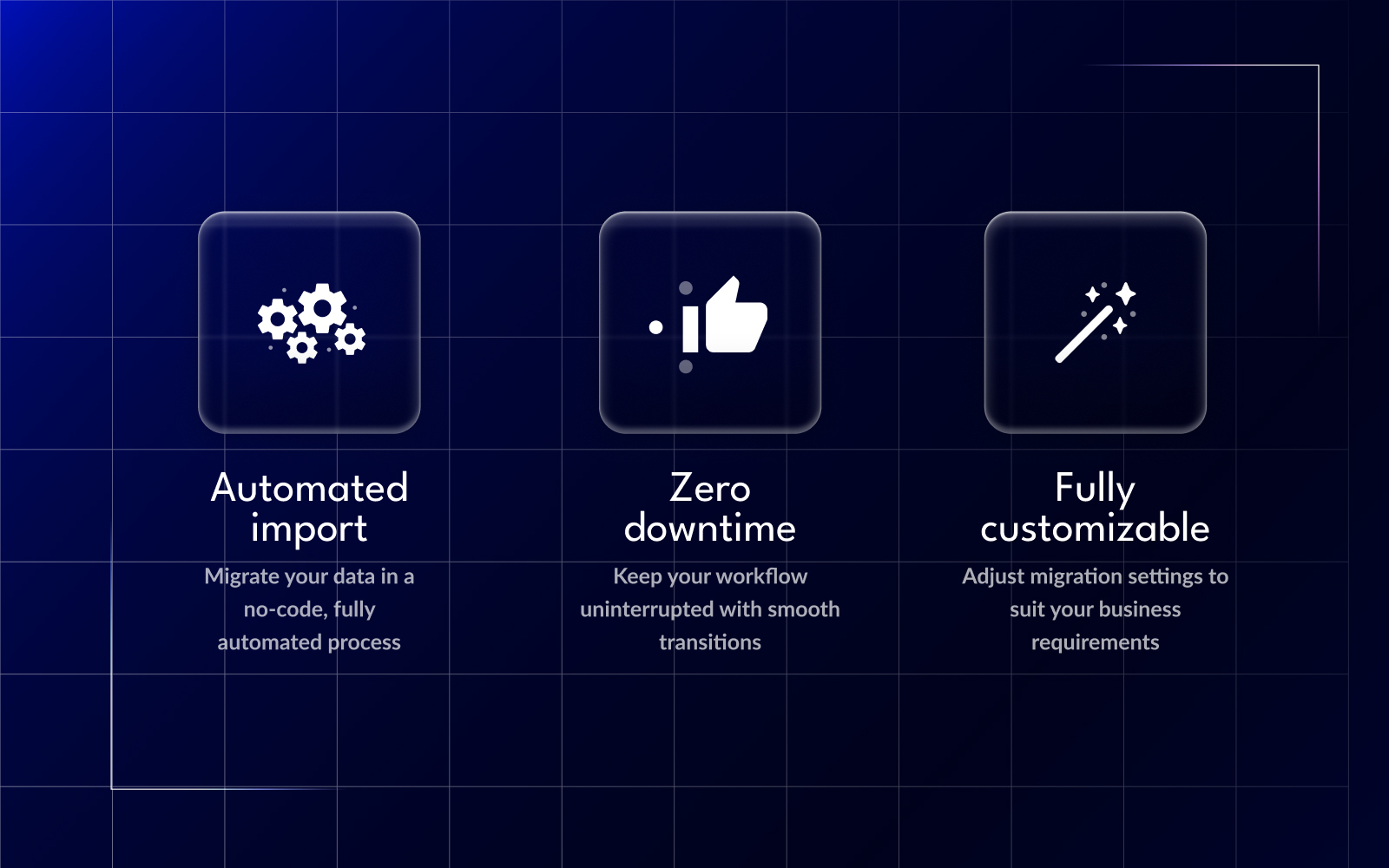 Help Desk Migratsiooni peamised funktsioonid