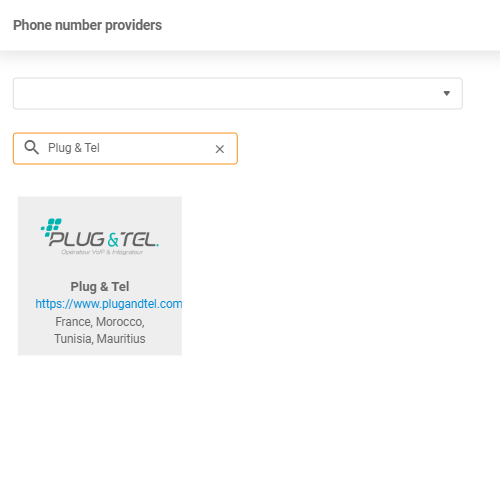 Plug & Tel teenusepakkuja