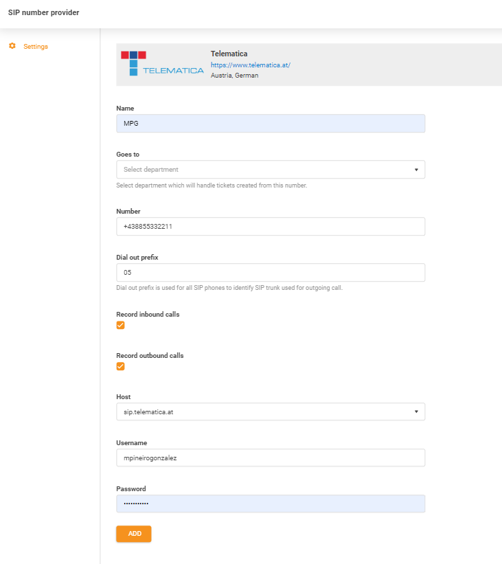 Telematica mandaadid