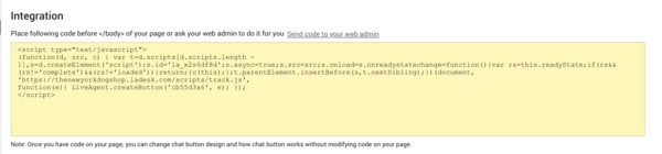 BigCommerce'i integreerimise kood