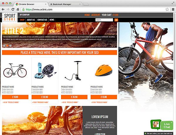 Oxatis LiveAgenti reaalajas vestluse integreerimine