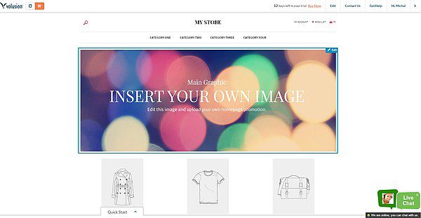 Volusion LiveAgent otsevestluse integreerimine