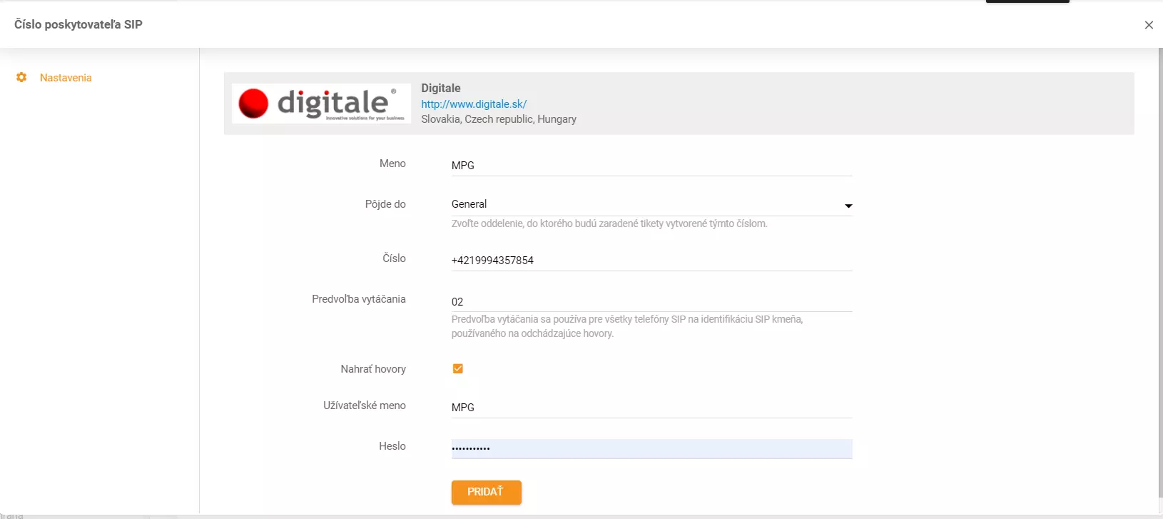 Digitale mandaatide seadistamine
