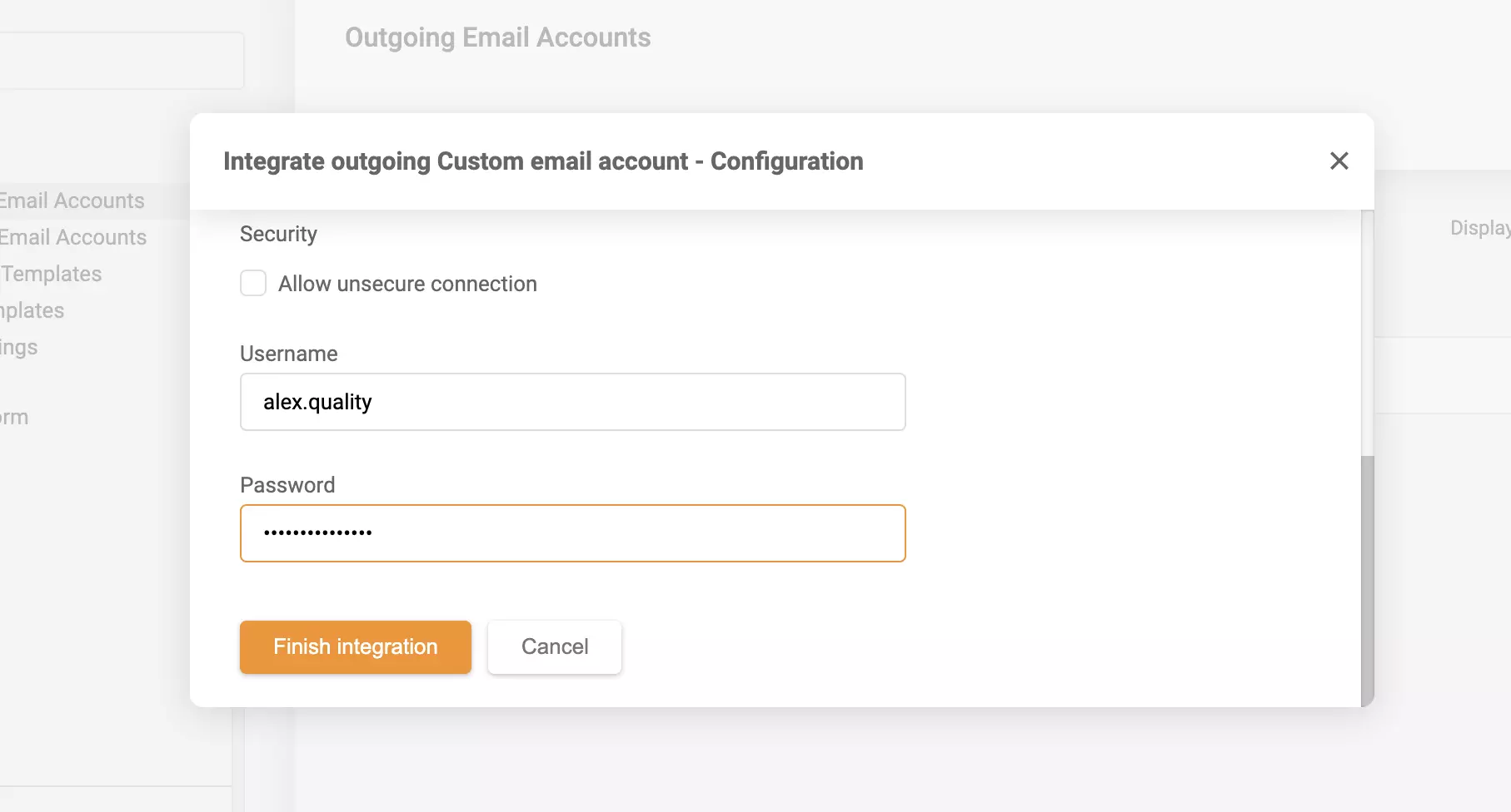 GMX-i integreerimise viimane samm LiveAgentiga