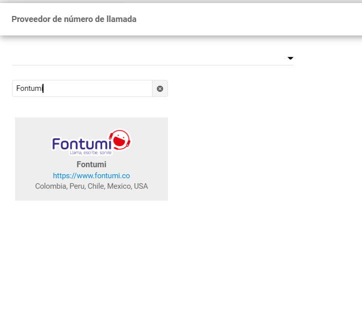 Fontumi provider