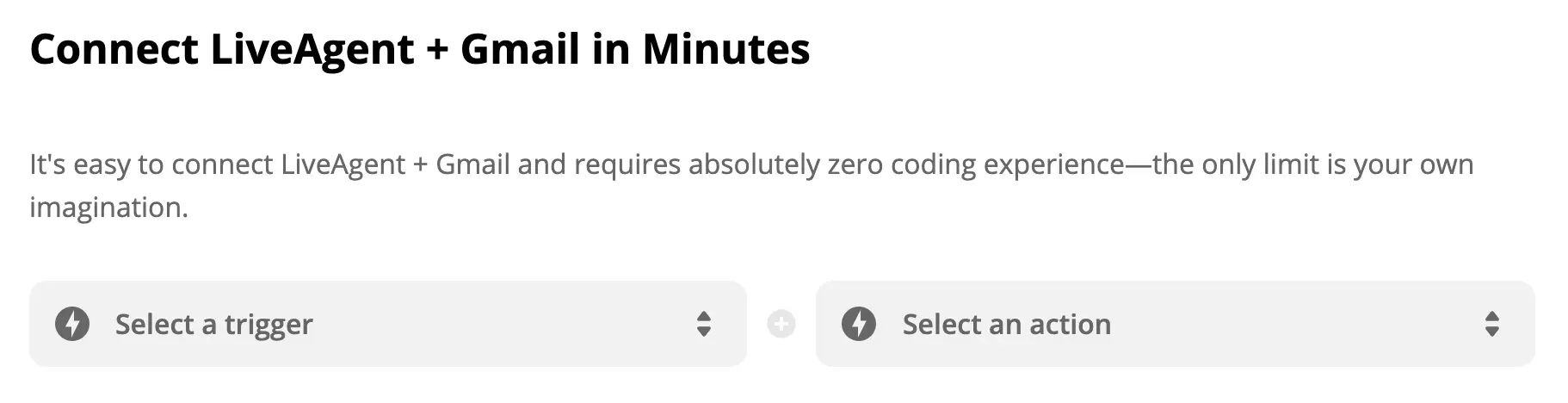Käivituse ja toimingu valik