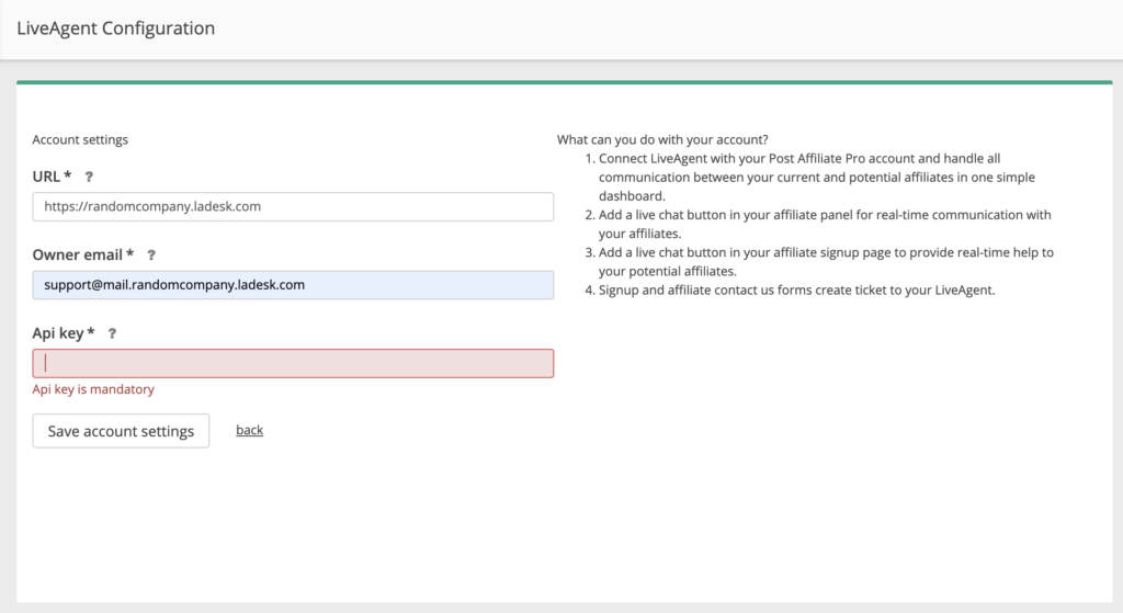 Otsevestluse seadistamine