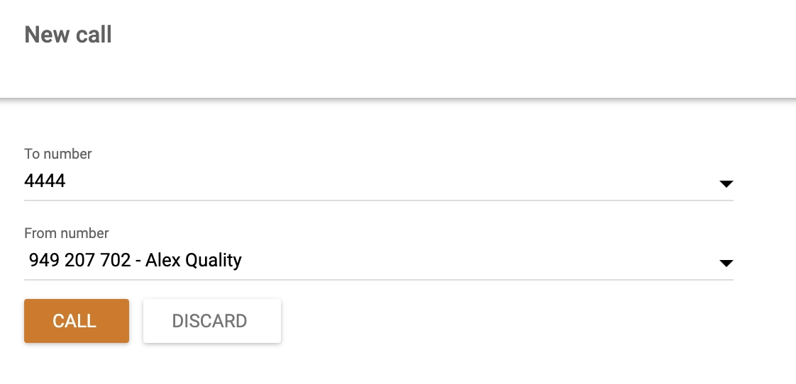 Kõne tegemine LiveAgentist Zadarma kõneteenuse pakkujana