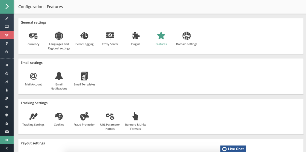 Konfiguratsioon ja funktsioonid