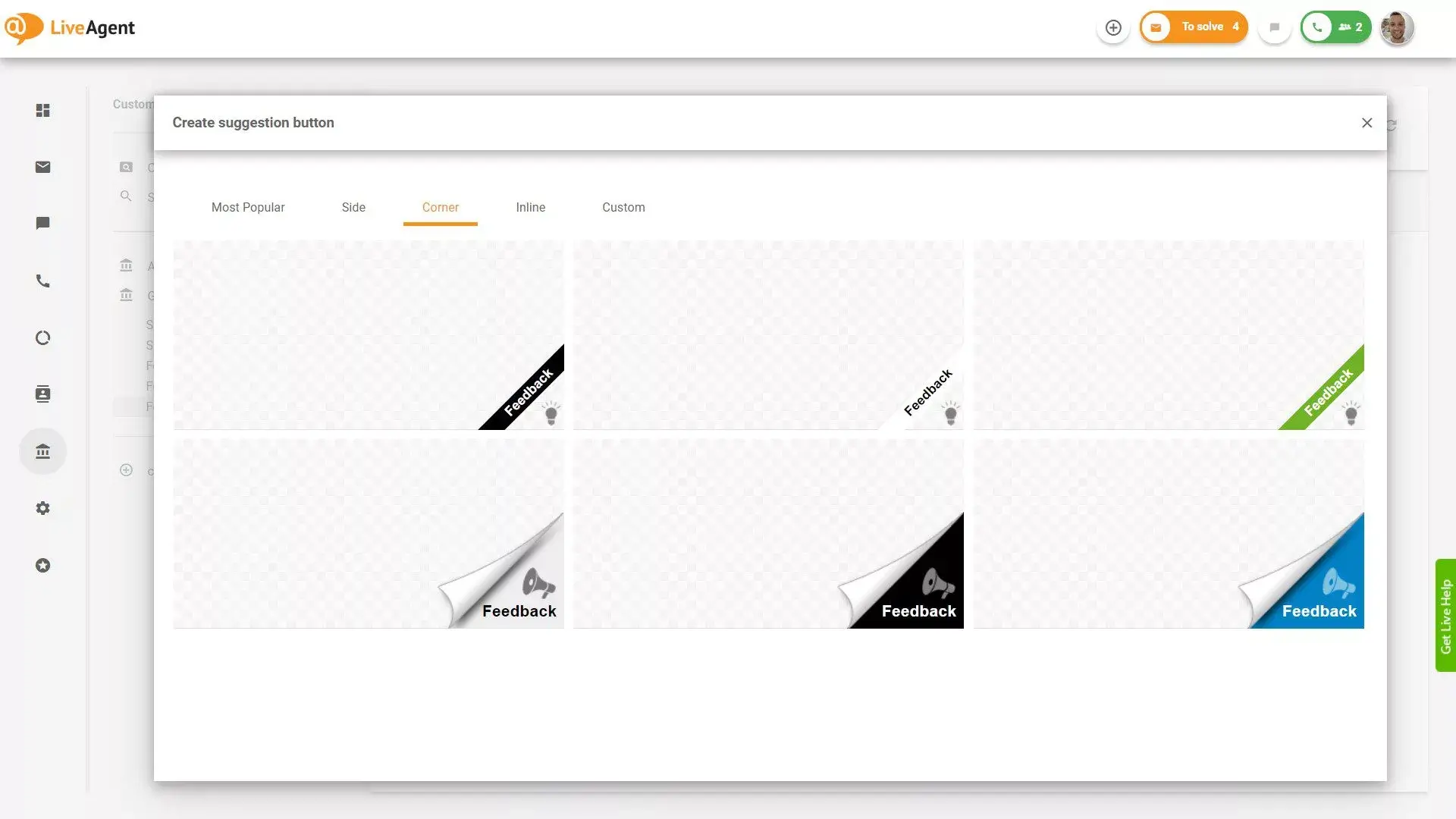 LiveAgenti tagasiside ja ettepanekud