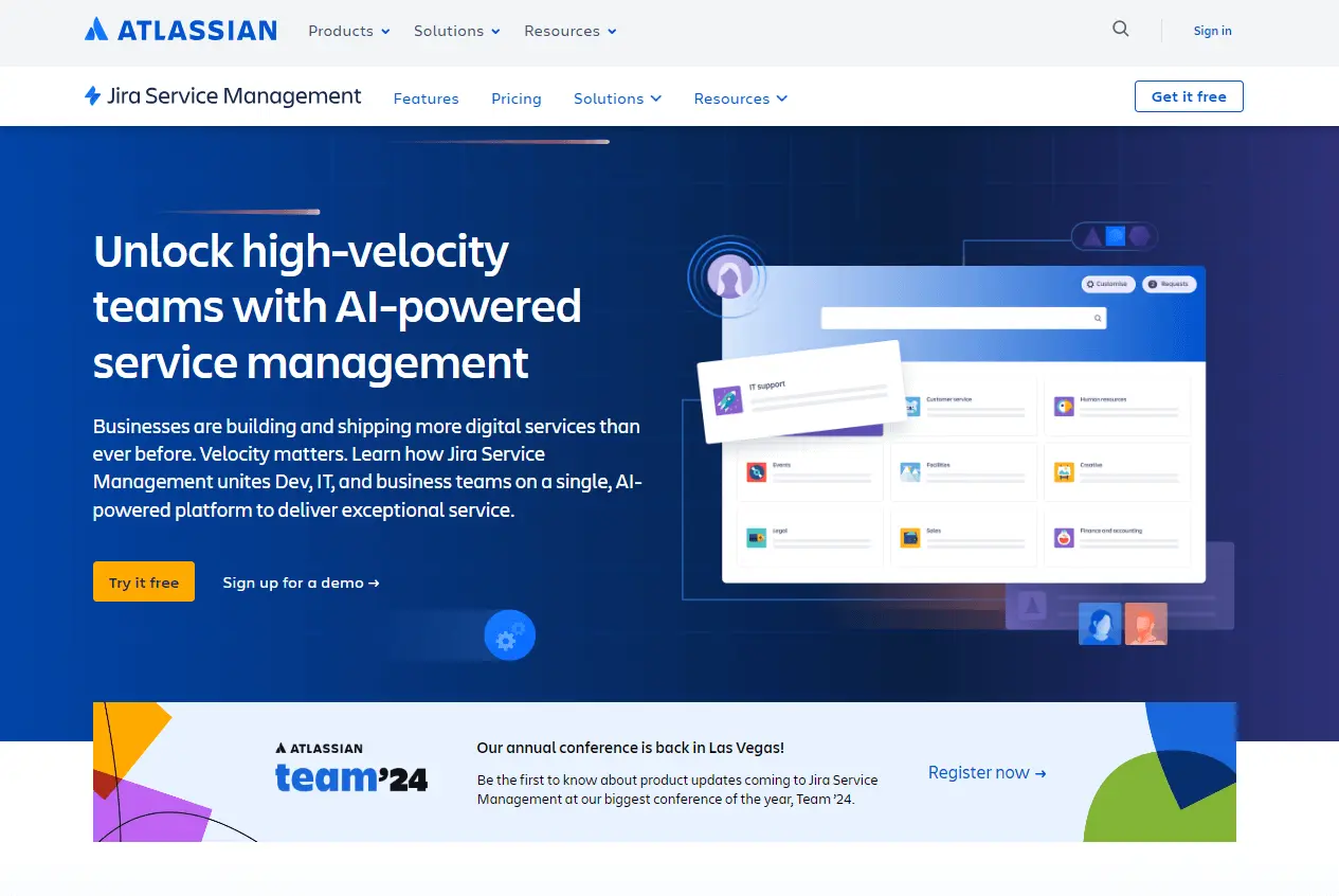 Jira Service Management koduleht, Help Scoutis alternatiiv abistamisteenuse tarkvarale