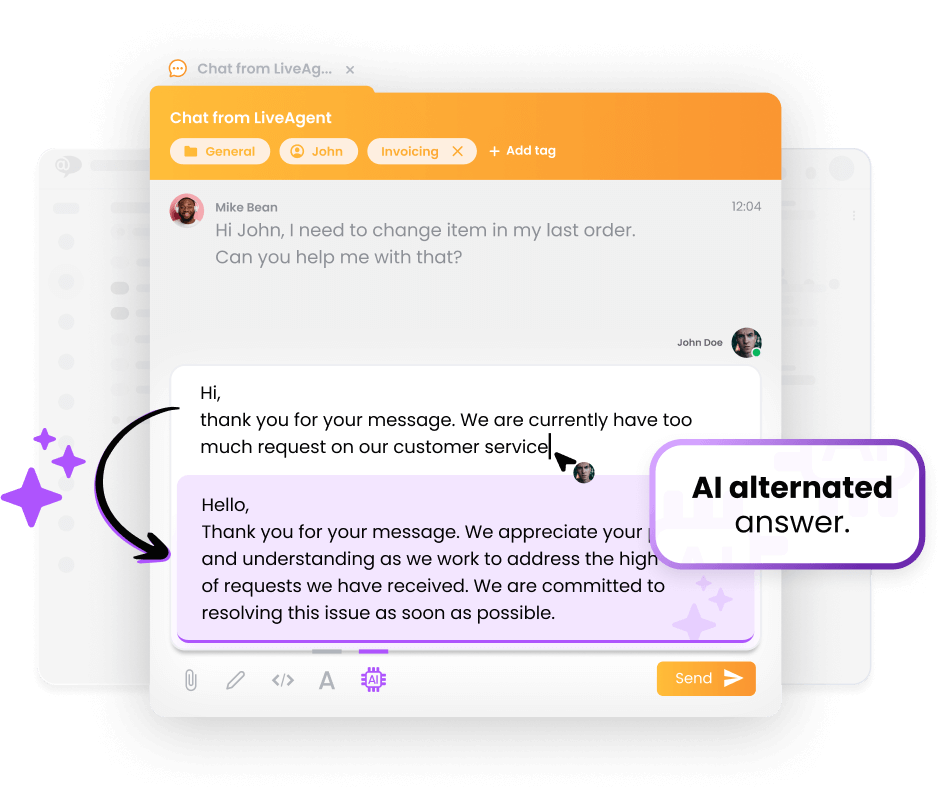 LiveAgenti tehisintellekti assistent