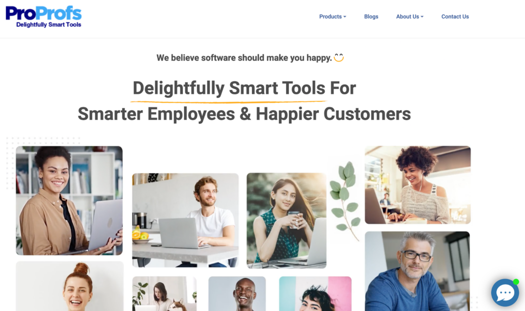 ProProfs teadmusbaasi tarkvara koduleht