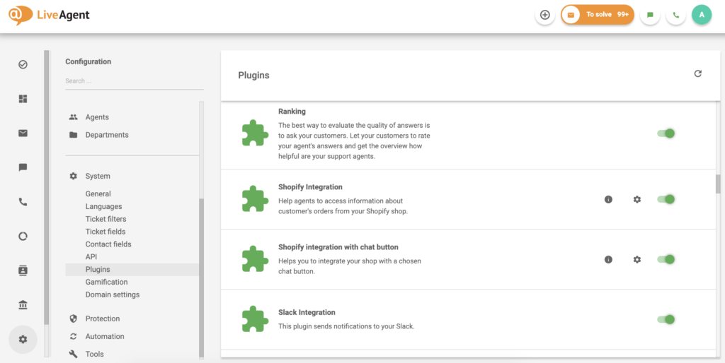 Shopify integratsioon klienditeeninduse tarkvara