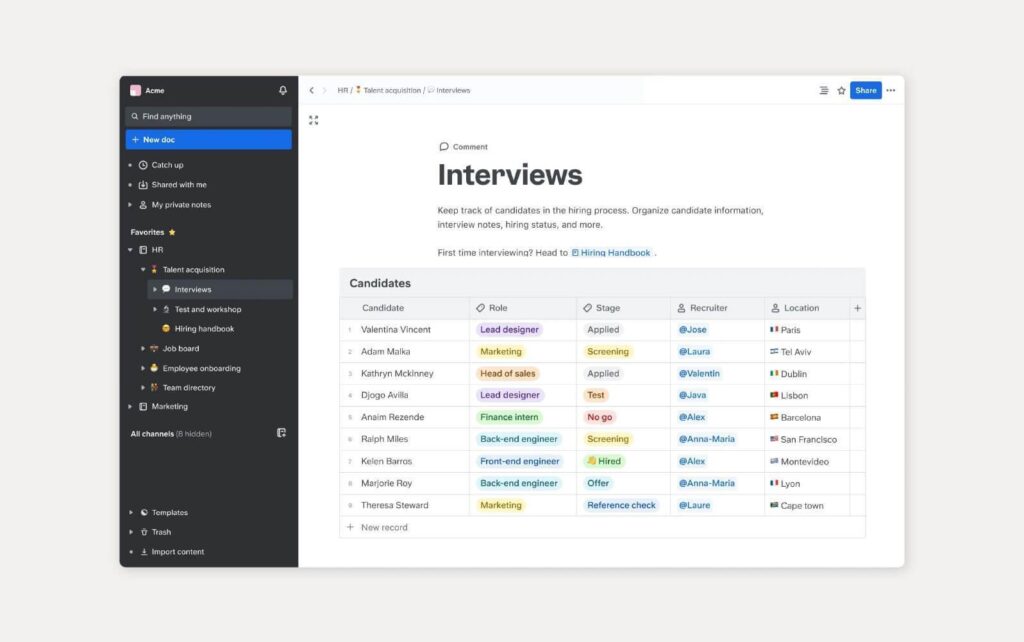 Slite'i kasutava teadmusbaasi näide