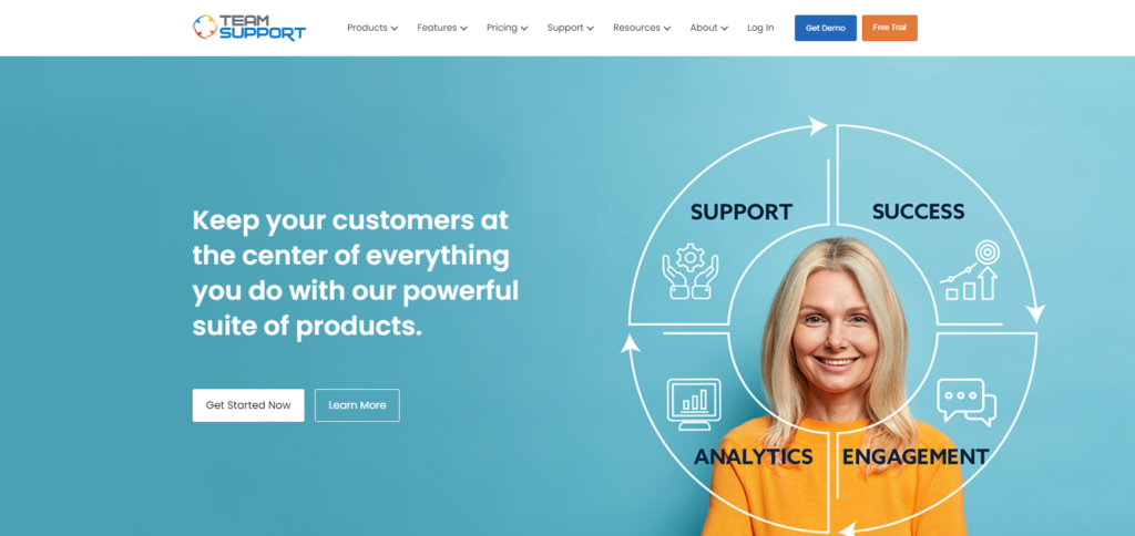 TeamSupport kodulehel