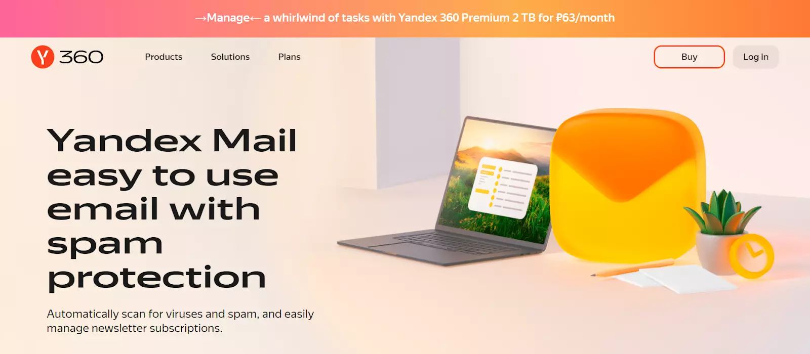 Yandex Mail koduleht